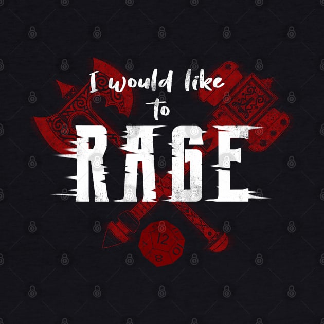 I Would Like to Rage by Milmino